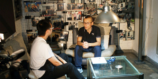 广州电视台采访大业设计创始人李泽田